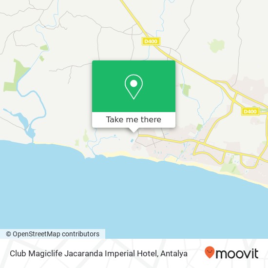 Club Magiclife Jacaranda Imperial Hotel map