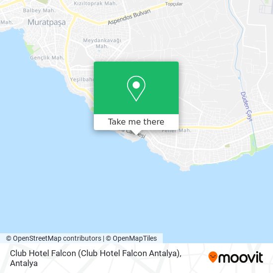 Club Hotel Falcon map