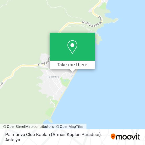 Palmariva Club Kaplan (Armas Kaplan Paradise) map