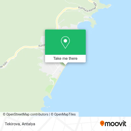 Tekirova map