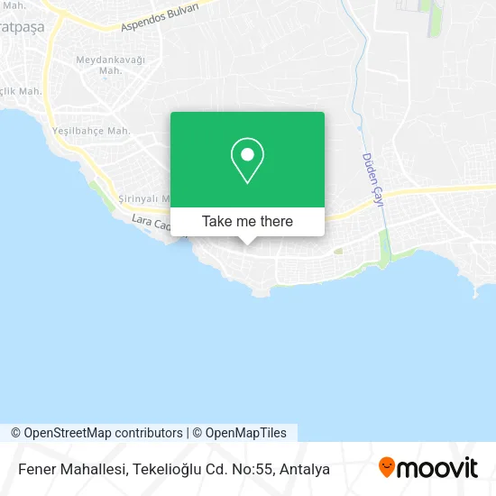 Fener Mahallesi, Tekelioğlu Cd. No:55 map
