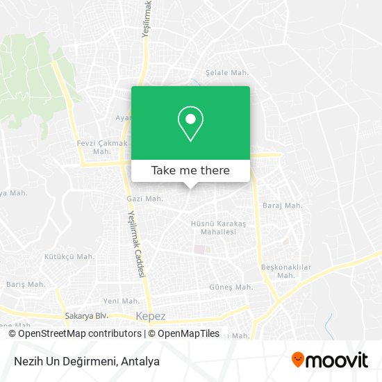 Nezih Un Değirmeni map