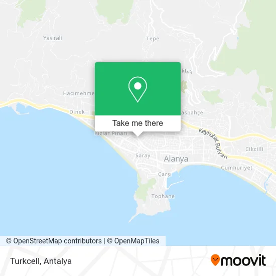 Turkcell map