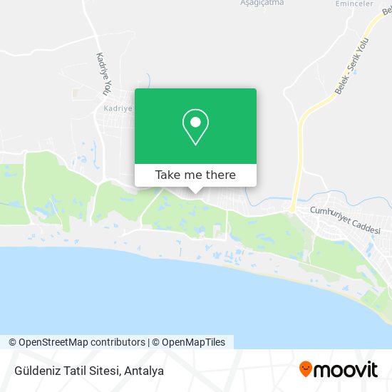 Güldeniz Tatil Sitesi map