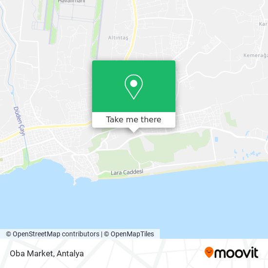 Oba Market map