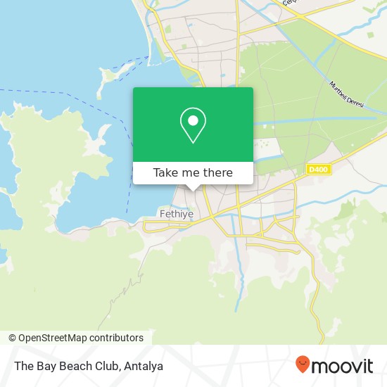 The Bay Beach Club map