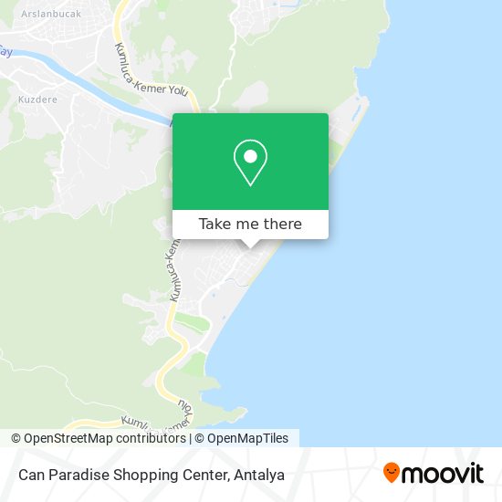 Can Paradise Shopping Center map