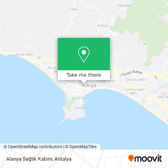 Alanya Sağlık Kabini map