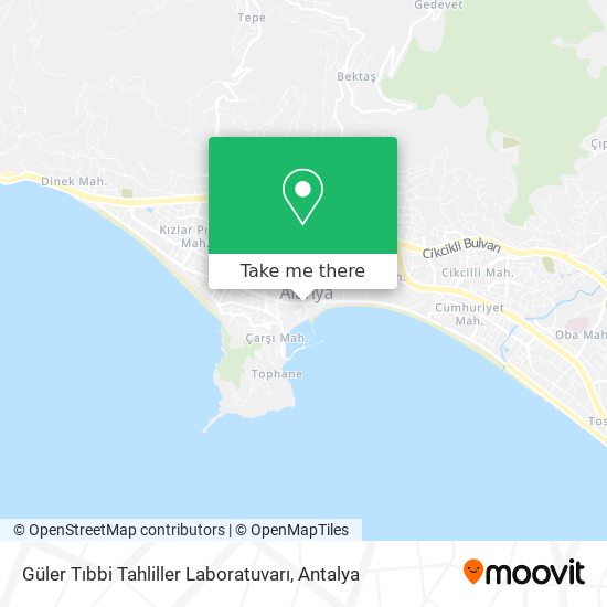 Güler Tıbbi Tahliller Laboratuvarı map