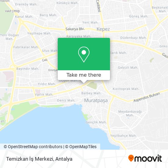 Temizkan İş Merkezi map
