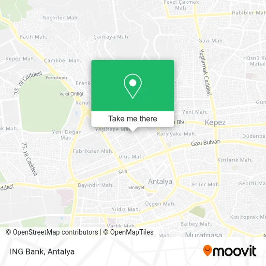 ING Bank map
