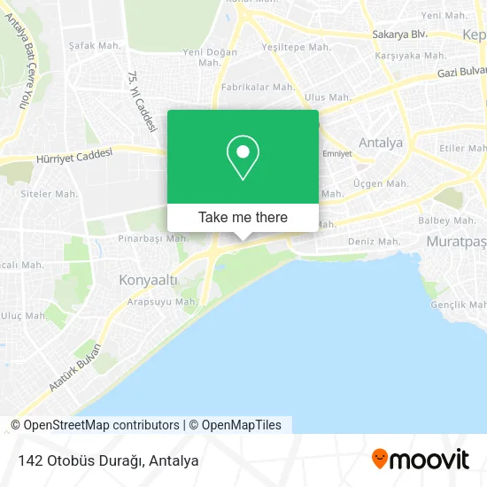 142 Otobüs Durağı map