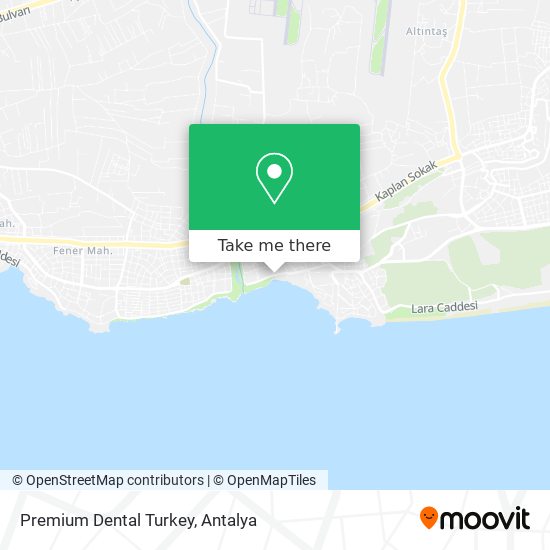 Premium Dental Turkey map