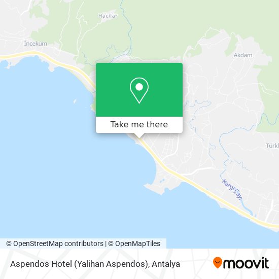 Aspendos Hotel (Yalihan Aspendos) map