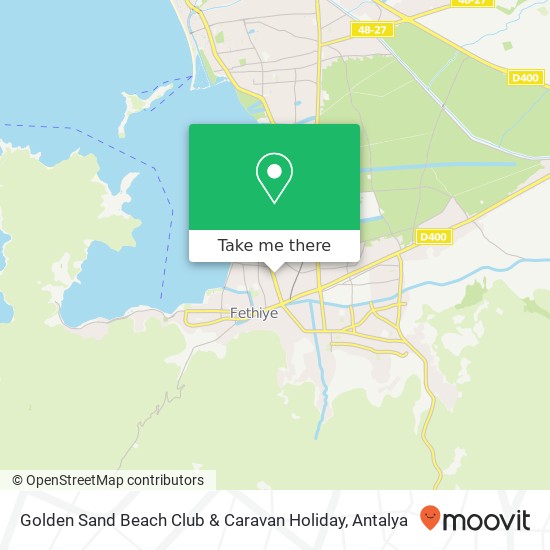 Golden Sand Beach Club & Caravan Holiday map