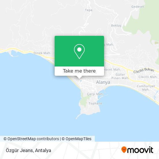 Özgür Jeans map