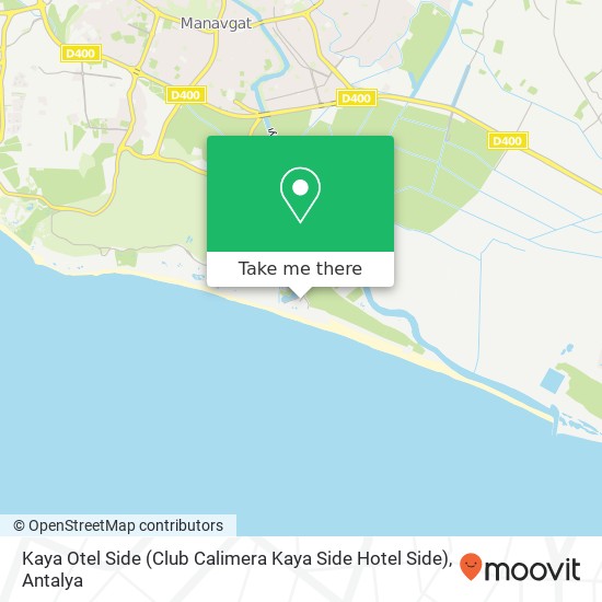 Kaya Otel Side (Club Calimera Kaya Side Hotel Side) map