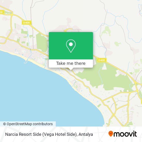 Narcia Resort Side (Vega Hotel Side) map
