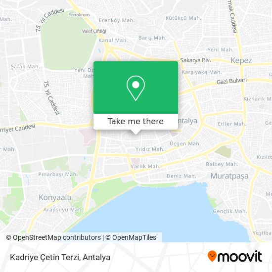Kadriye Çetin Terzi map