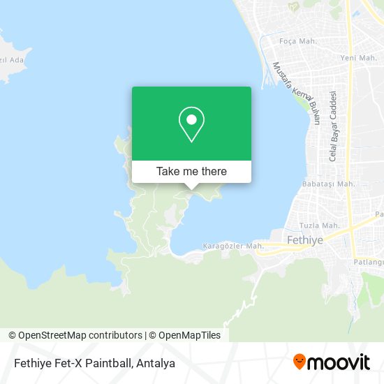 Fethiye Fet-X Paintball map