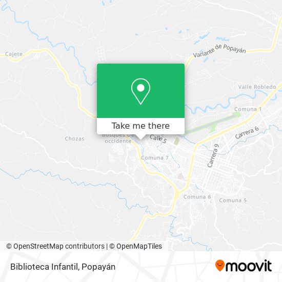 Biblioteca Infantil map