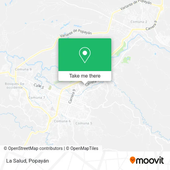 Mapa de La Salud