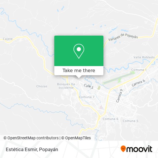 Estética Esmir map