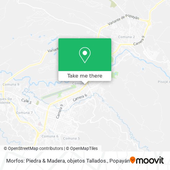 Morfos: Piedra & Madera, objetos Tallados. map