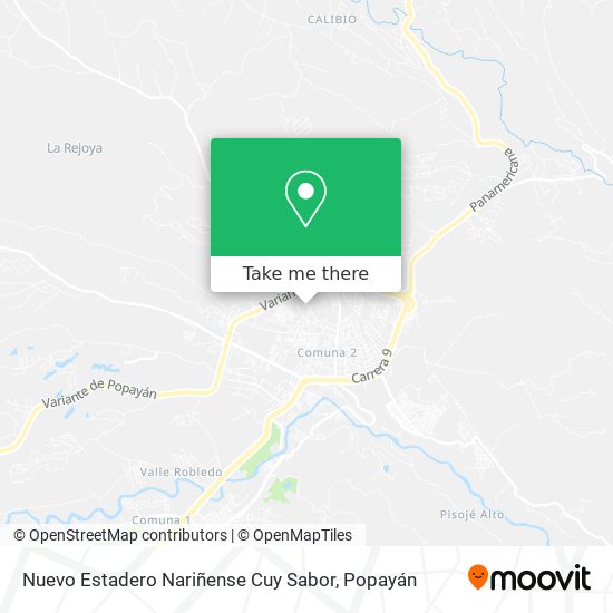 Nuevo Estadero Nariñense Cuy Sabor map