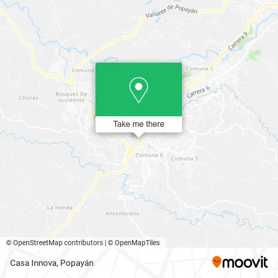 Mapa de Casa Innova
