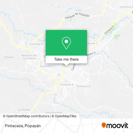 Mapa de Pintacasa