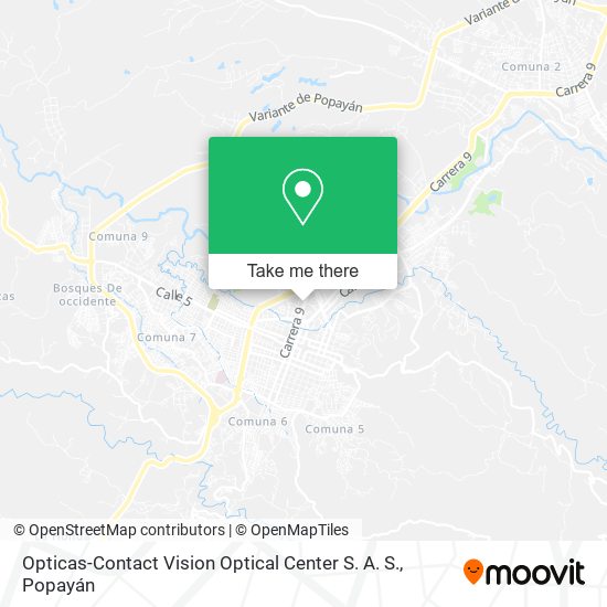 Opticas-Contact Vision Optical Center S. A. S. map