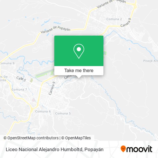 Mapa de Liceo Nacional Alejandro Humboltd