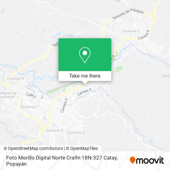 Foto Morillo Digital Norte Cra9n 18N-327 Catay map