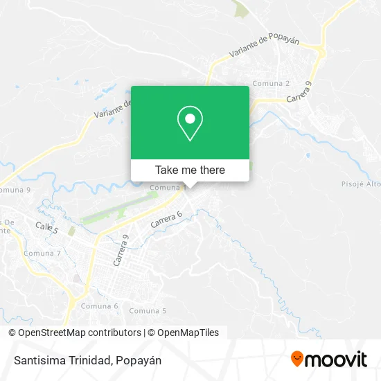 Santisima Trinidad map