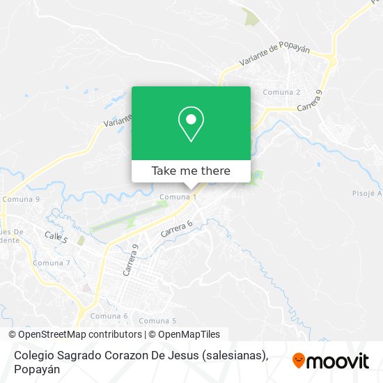 Mapa de Colegio Sagrado Corazon De Jesus (salesianas)