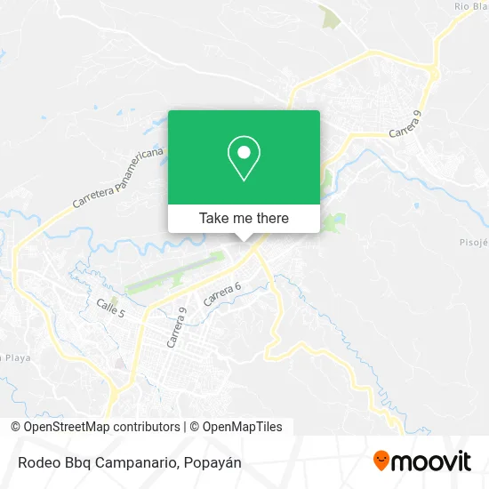 Rodeo Bbq Campanario map