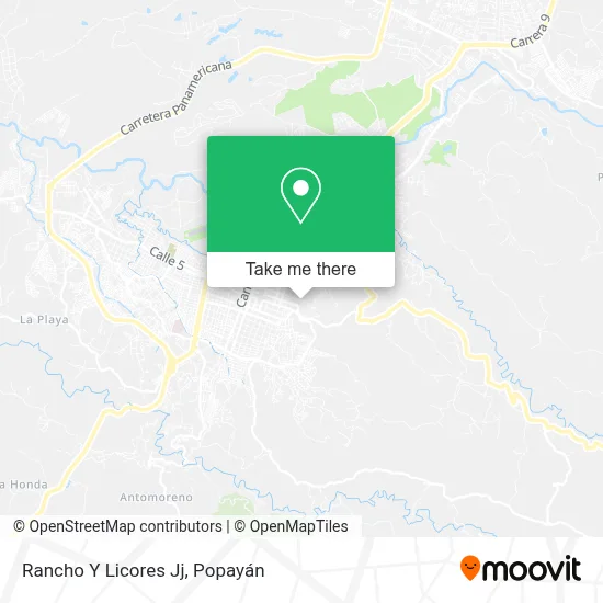 Rancho Y Licores Jj map