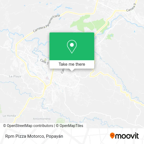 Rpm Pizza Motorco map