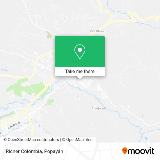Richer Colombia map