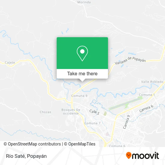 Mapa de Río Saté