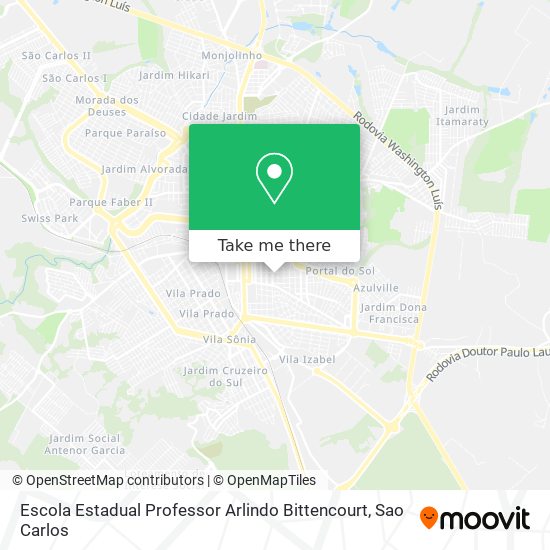 Escola Estadual Professor Arlindo Bittencourt map