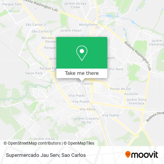 Mapa Supermercado Jau Serv