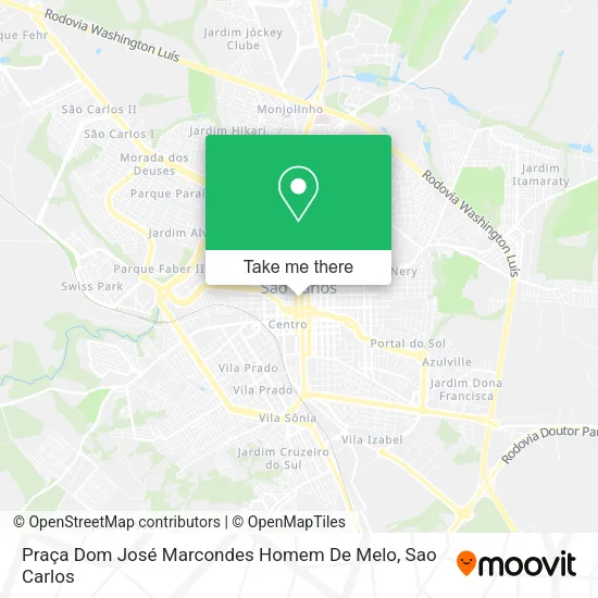 Praça Dom José Marcondes Homem De Melo map