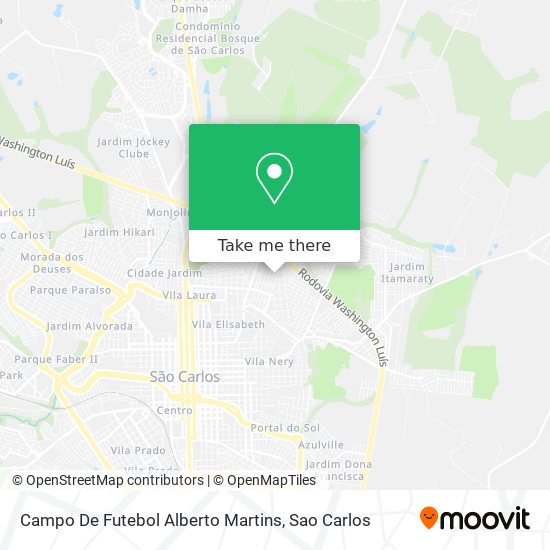 Mapa Campo De Futebol Alberto Martins