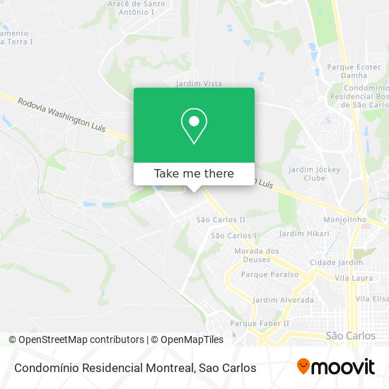 Condomínio Residencial Montreal map