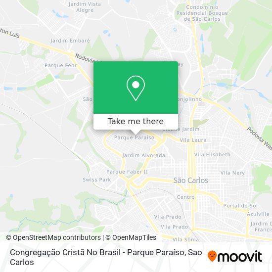 Congregação Cristã No Brasil - Parque Paraíso map