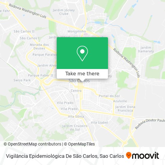 Vigilância Epidemiológica De São Carlos map