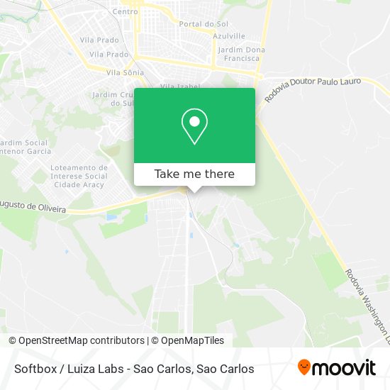 Softbox / Luiza Labs - Sao Carlos map