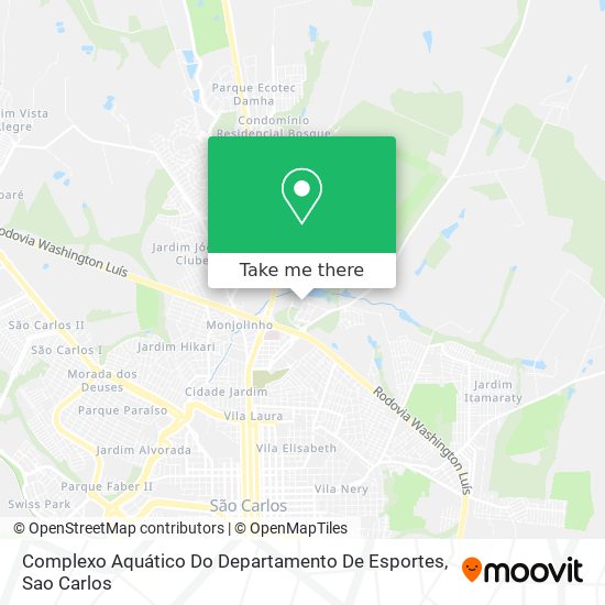 Complexo Aquático Do Departamento De Esportes map